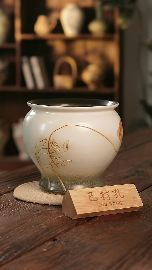 摆件14-244高21口21误差2已打孔