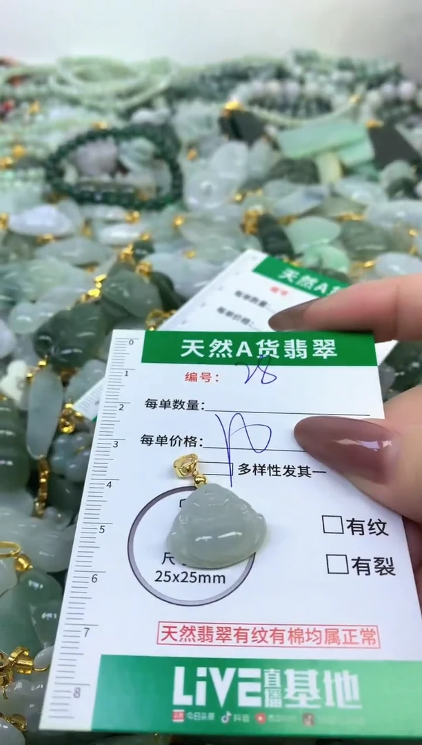 颈饰未镶嵌翡翠纯天然缅甸A货翡翠