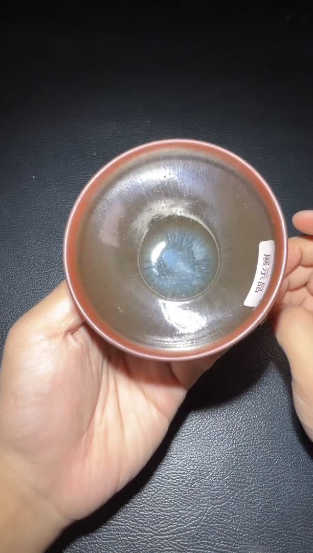 茶盏张木芳鹤影25