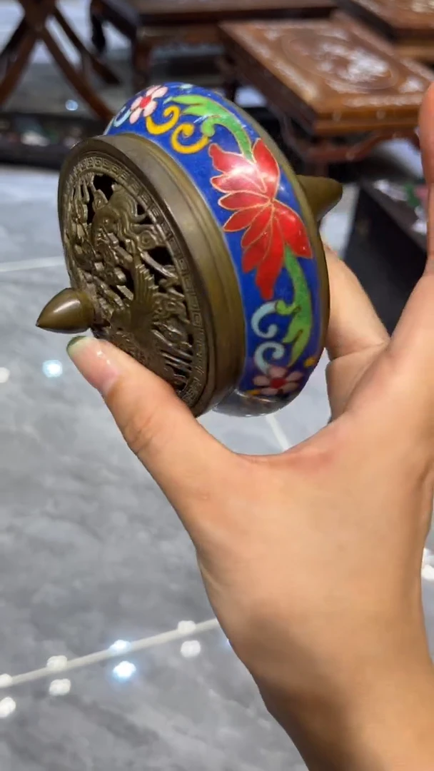 木珐琅彩   香炉