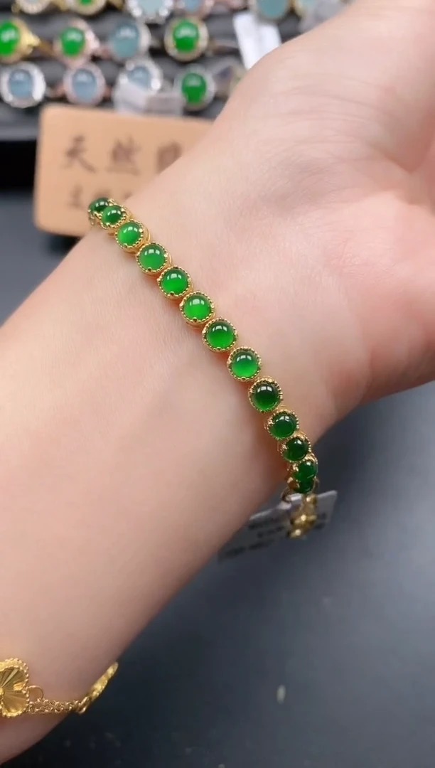 银S925镶嵌戒指翡翠111