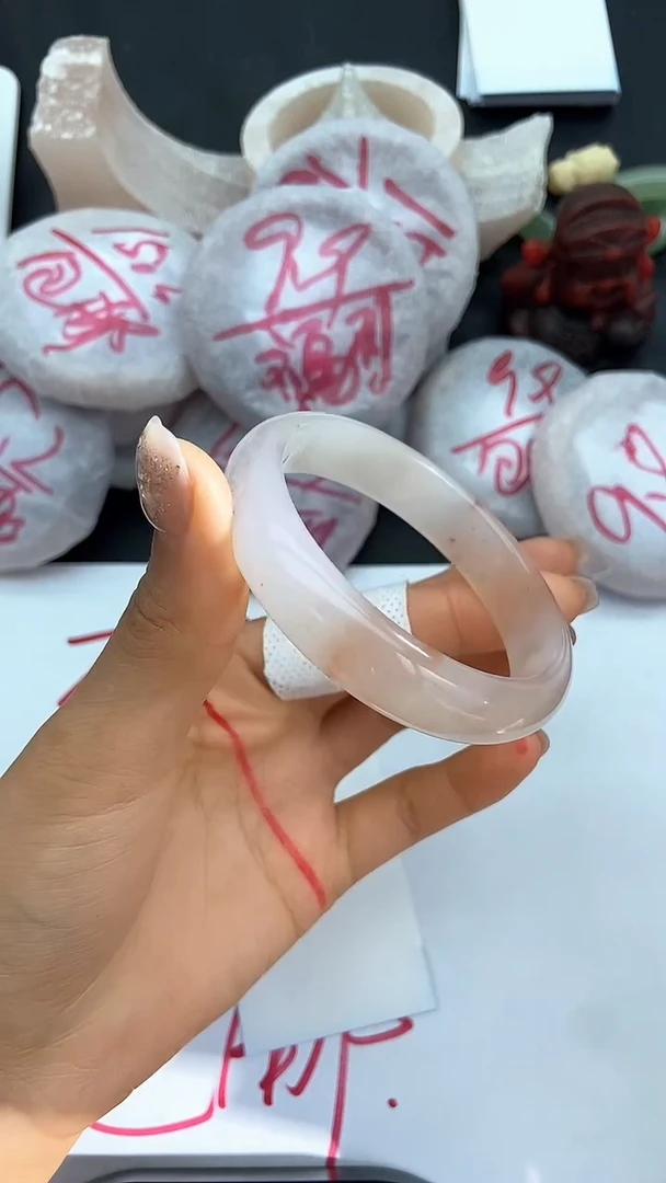 未镶嵌手镯石英质玉A45+54/55