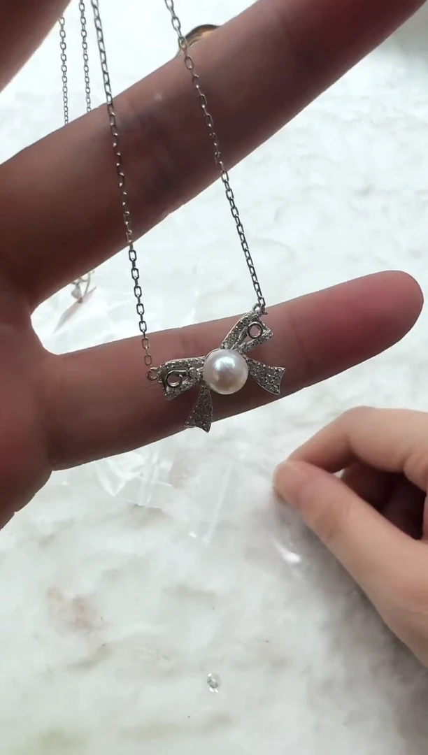 【闪购商品】海水珍珠AQ银S925镶嵌海水珍珠吊坠@@YX257