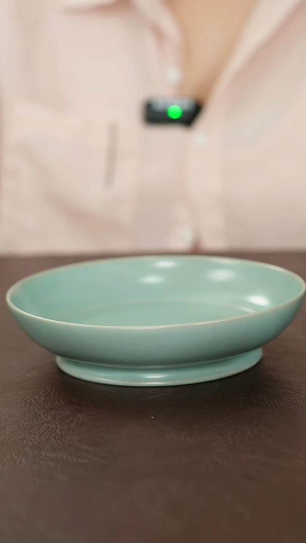 摆件汝宋汝瓷原矿394微瑕
