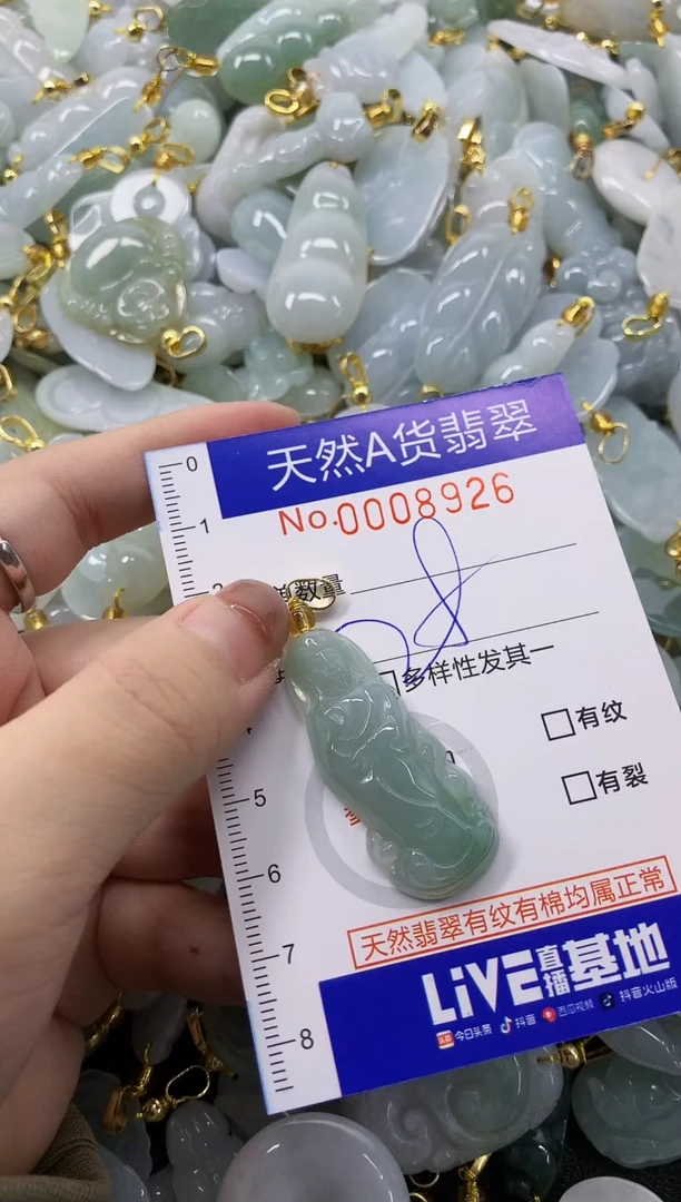 颈饰未镶嵌翡翠天然A货翡翠