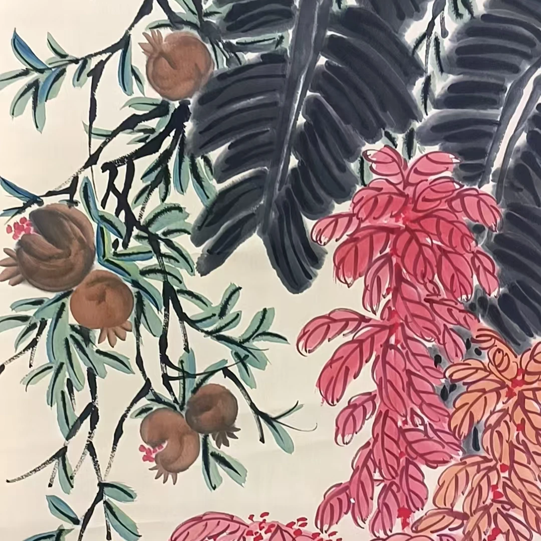 盛世佳作花鸟挂轴138x67