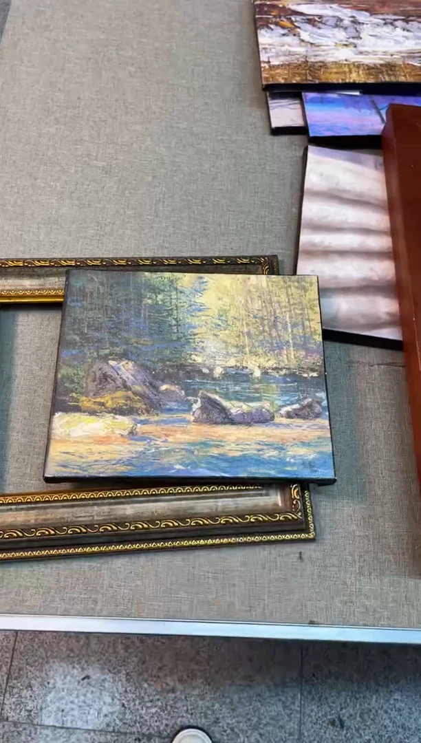 俄美协画家原创油画25*30