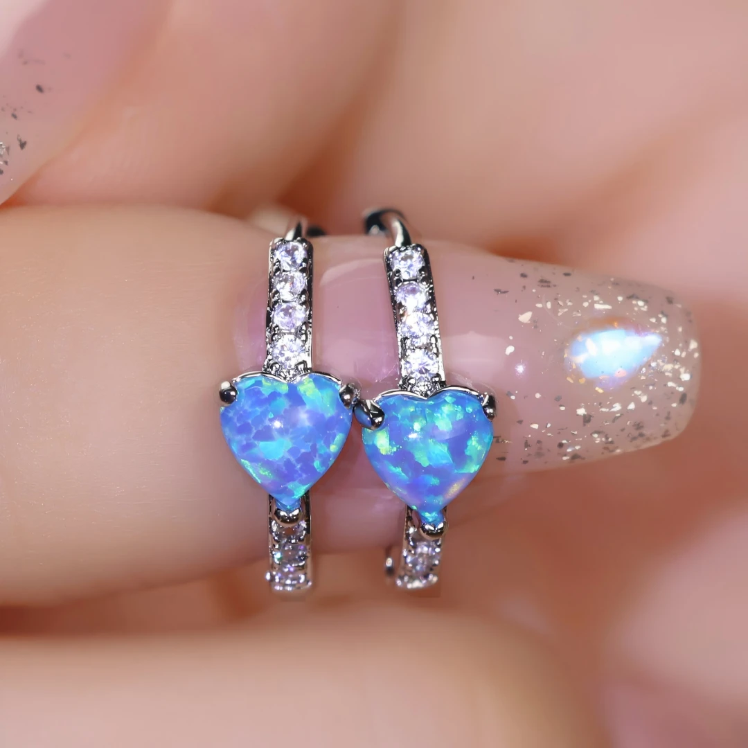 9031【原创澳宝/欧泊opal系列】设计师款耳饰