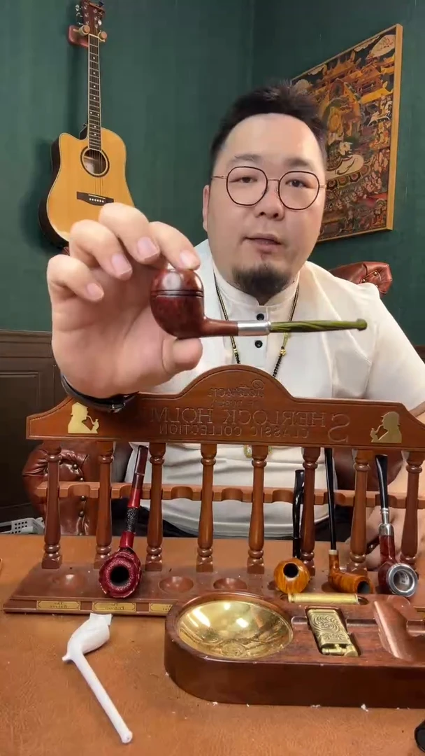 石楠木木雕款意大利进口石楠木烟斗