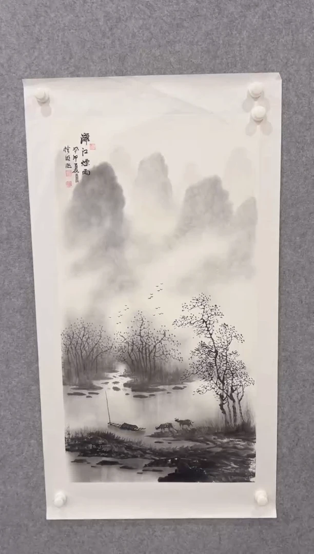 国画莫桂明-4.5平尺-国画作品