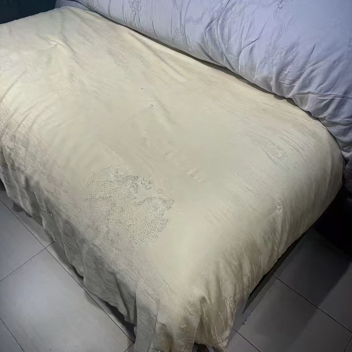 高端长绒棉提花蚕丝被-金山银山