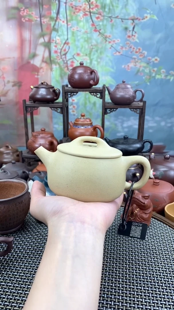 茶壶紫砂本绿高石瓢