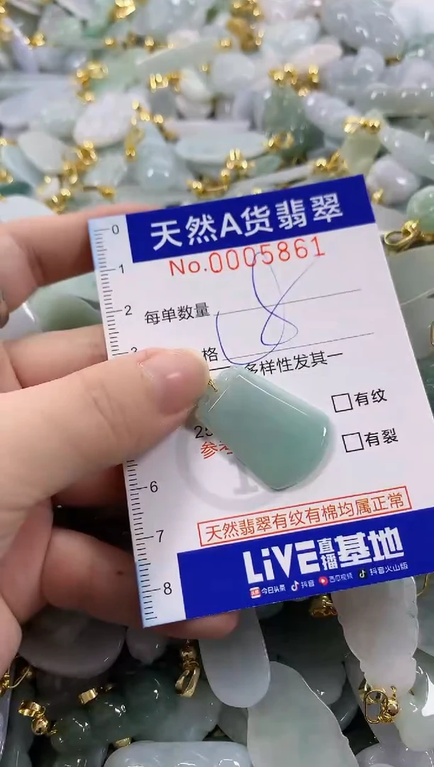 颈饰未镶嵌翡翠天然A货翡翠
