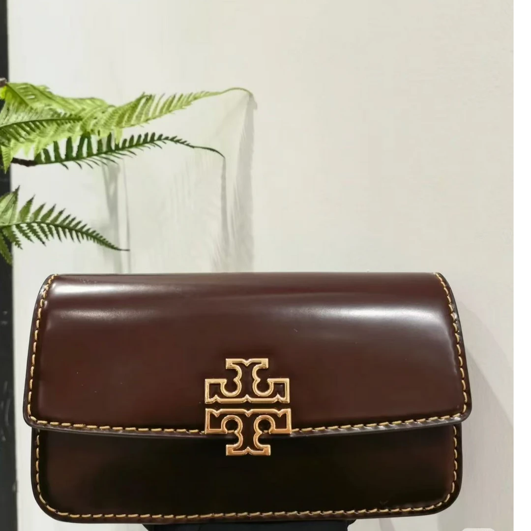 TORY BURCH/汤丽柏琦安哥拉红BRITTEND链条包1410711122 20*12CM