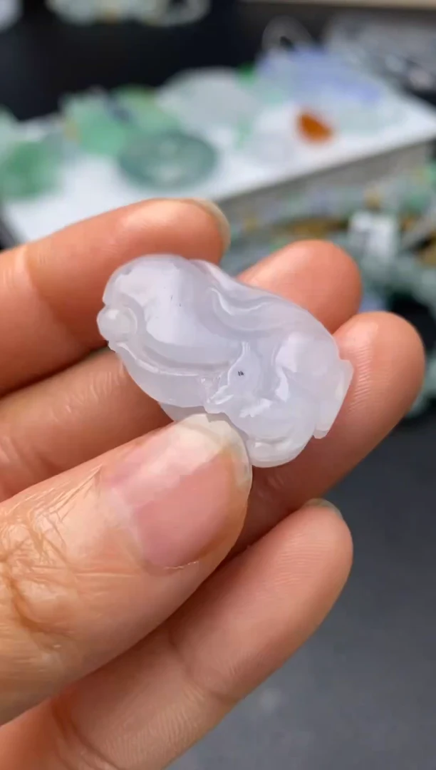 定制翡翠未镶嵌翡翠毛货多样性发货发其一