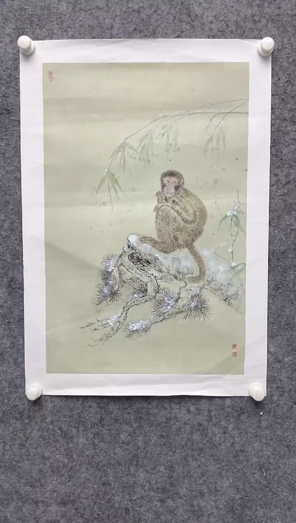 国画邹训精-2.5平尺-国画作品-GGyy