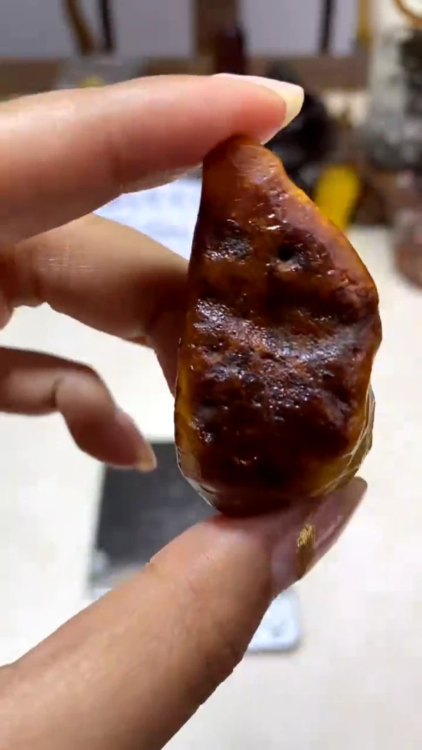 定制琥珀天然琥珀蜜蜡原石12.4g