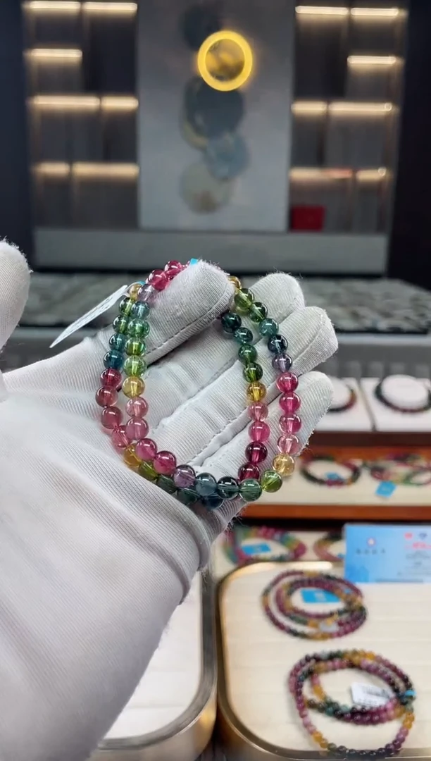 收藏级单圈手串6mm+未镶嵌碧玺（多样性发一条）xion