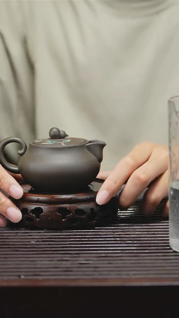 茶壶紫砂宜兴原矿紫砂壶150CC