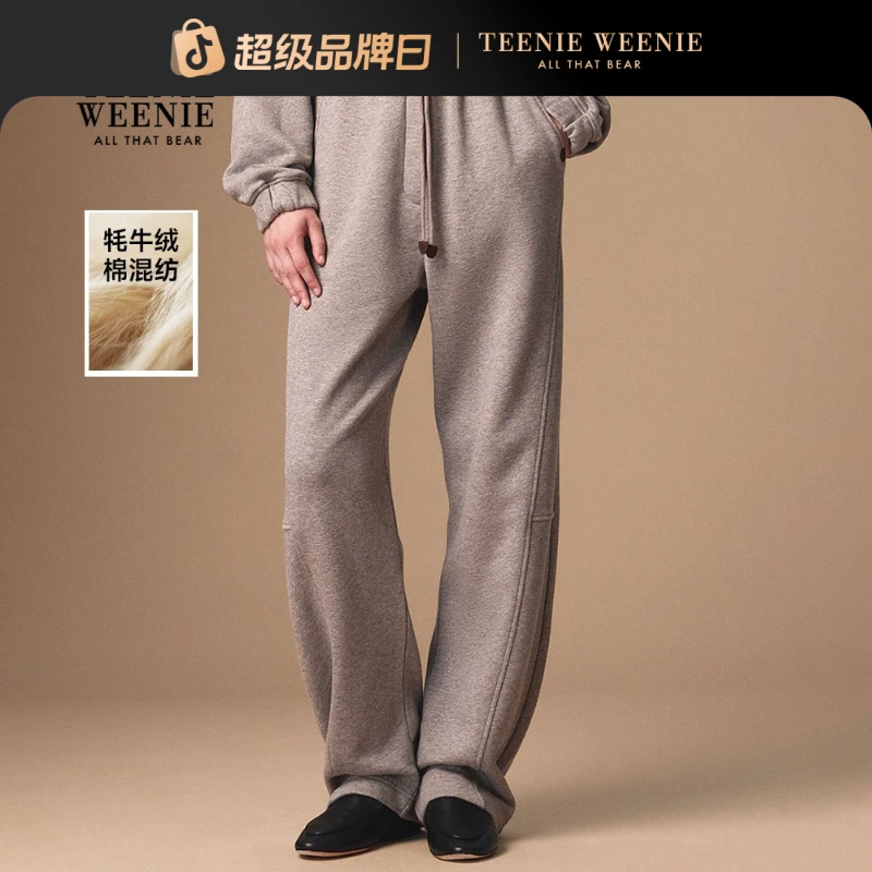 TeenieWeenie小熊女装卫裤25时髦潮流舒适易搭香蕉裤TTTM254TW1A