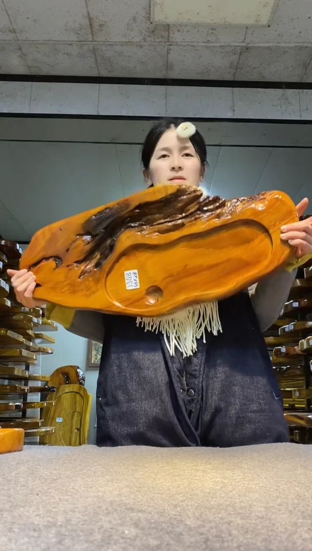 实木茶盘 一物一拍（不含配件）