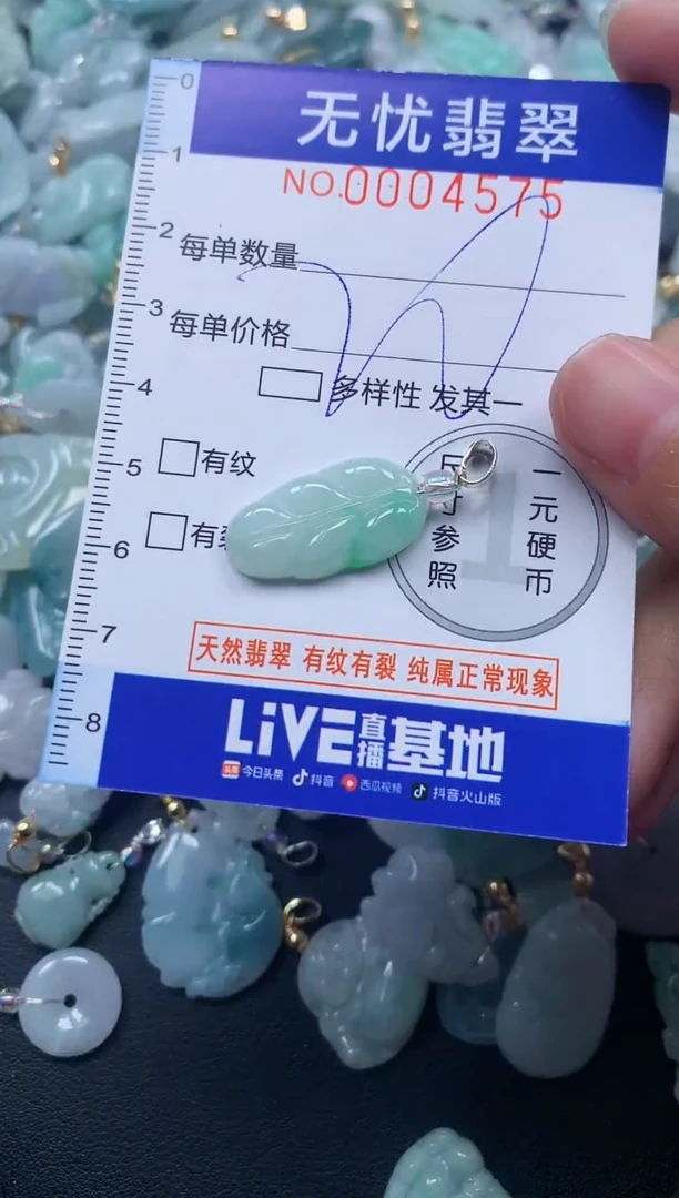 颈饰未镶嵌翡翠4575