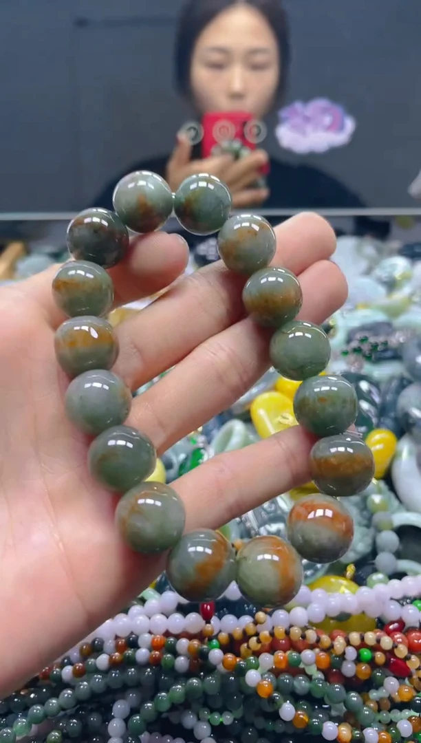 颈饰未镶嵌翡翠14MM/L/翡翠A货，一件也是批发价