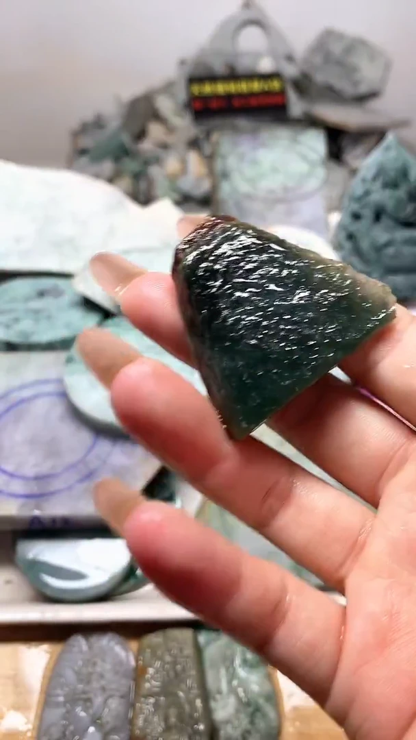 裸石翡翠天然缅甸翡翠A货24