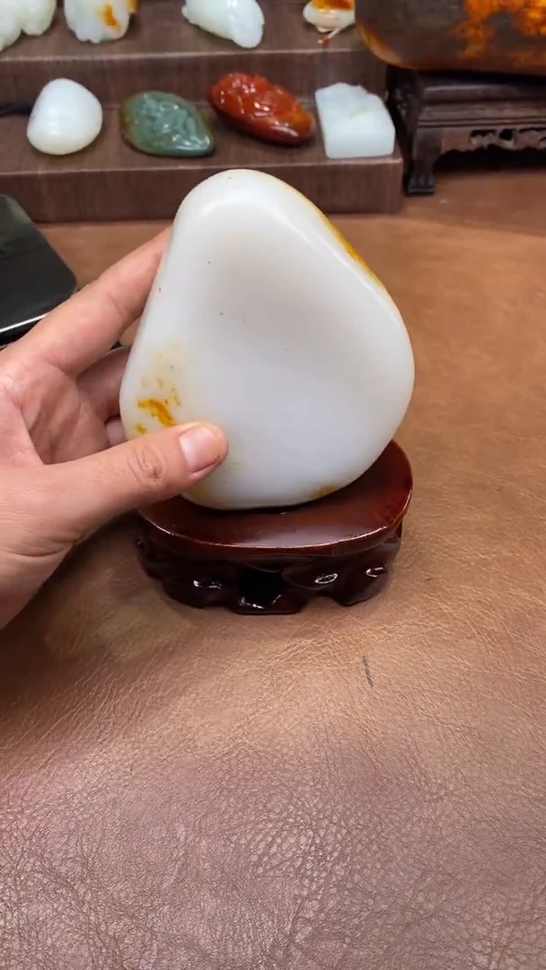 未镶嵌和田玉摆件关****…1