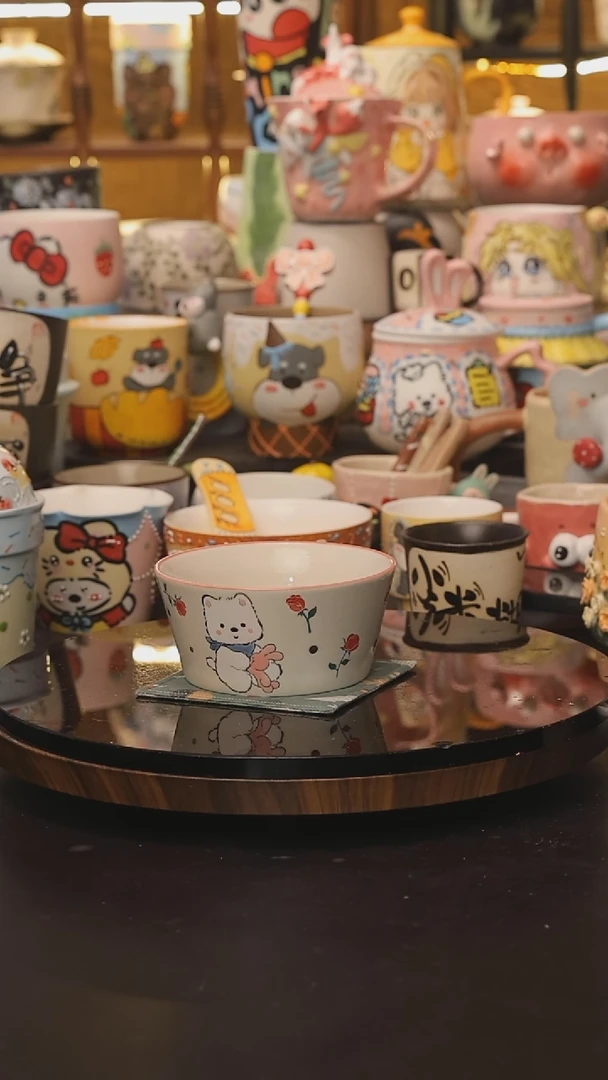 景德镇釉下彩绘设计师款式陶瓷