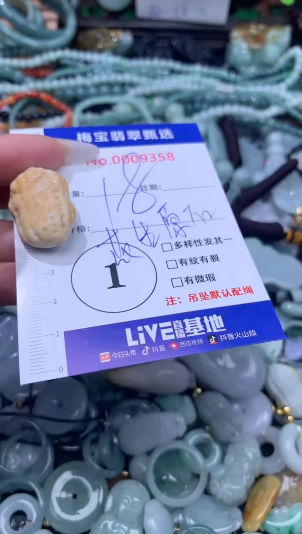 颈饰未镶嵌翡翠1磨沙抛光  成品来的哦 介意别拍