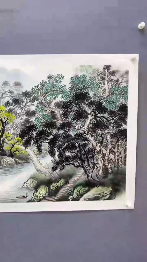 绘画绘画4pc山水