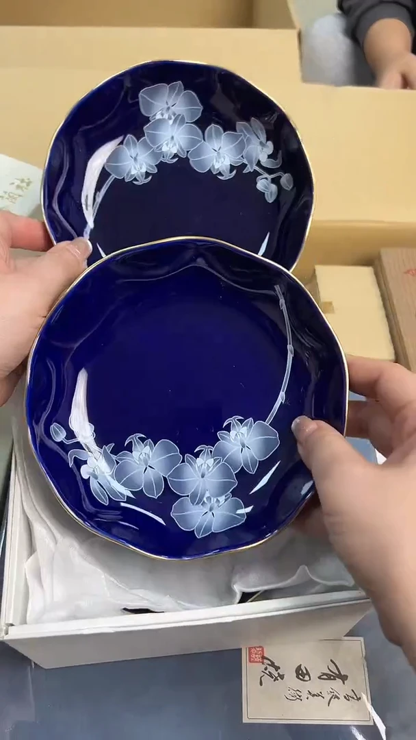 香兰五盘皮小桃瓷器 都是大漂亮