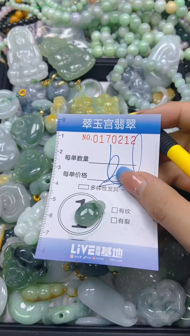 翡翠未镶嵌颈饰闪购0170212