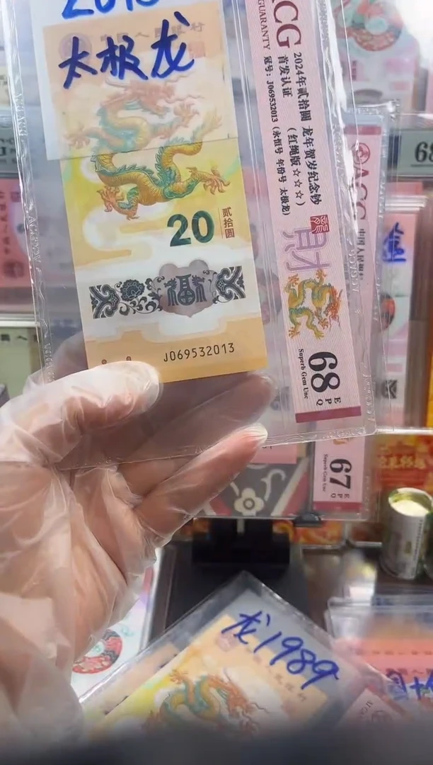 塑料太极龙、年份号  06953 2013 单张按图发货