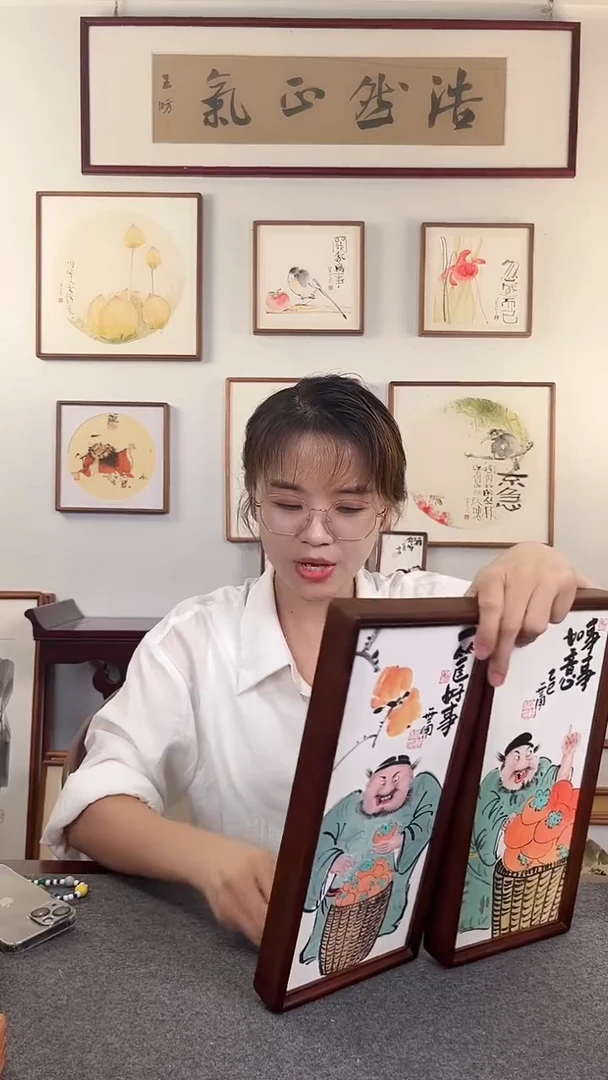 横款子**钓鹿鸣现代美术馆 -仲维利老师作品