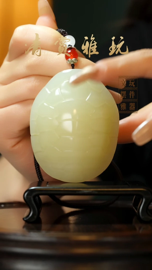 玉《富甲天下》手把件摆件