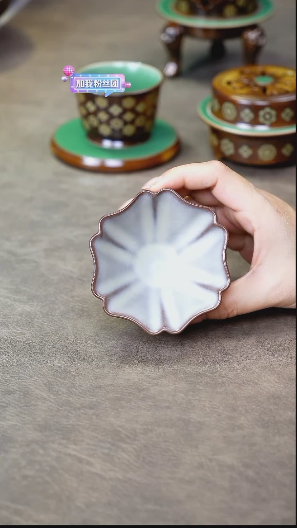 龙泉青瓷手工茶器