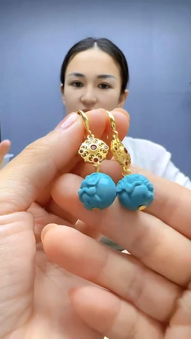查罗石14K金镶嵌颈饰随昔diy颈饰