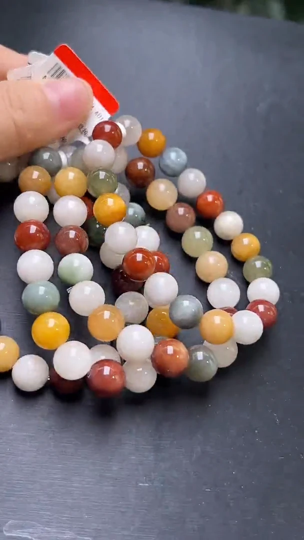 未镶嵌手串水晶彩兔毛手串10m+ 多样性发一 M38439