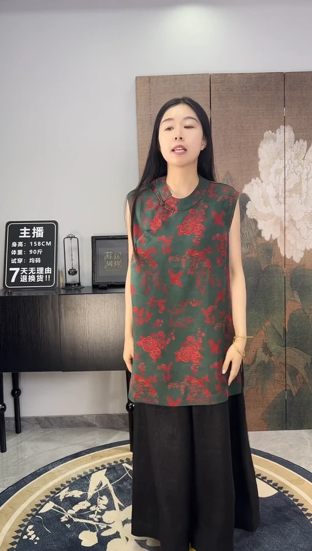 100桑蚕丝燕归来奥黛