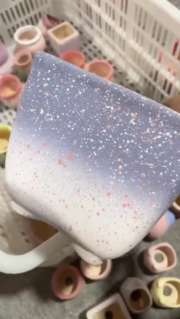 麦饭石粗陶多肉花盆微瑕