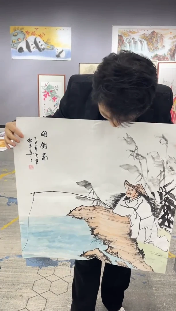 名人名画手工制作