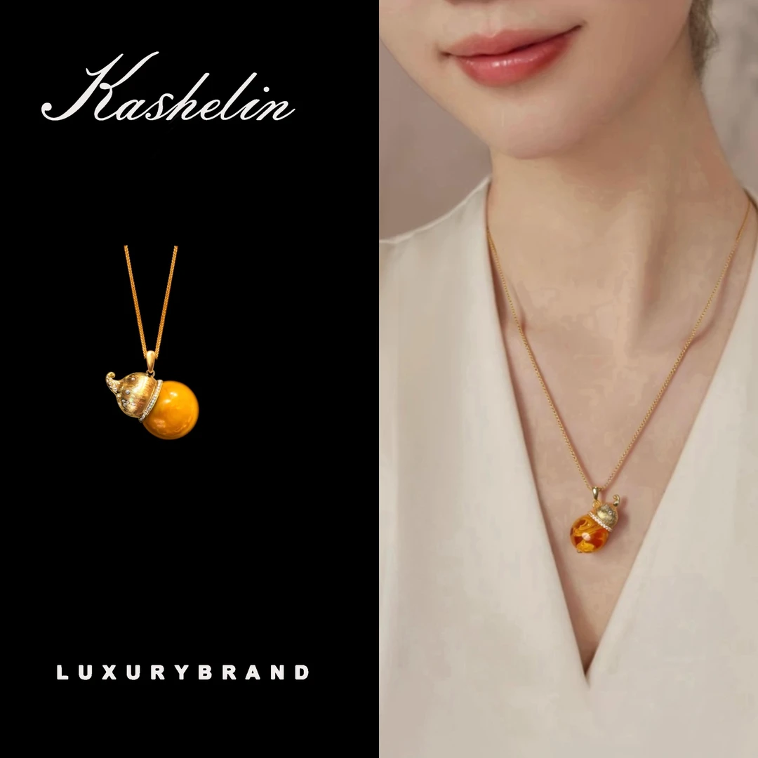 KS    国潮★【福禄】新中式葫芦项链~8937