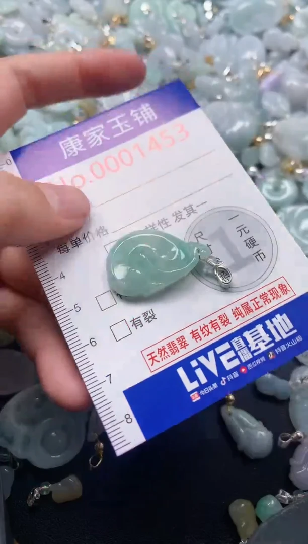 吊坠(不含链)未镶嵌翡翠1453