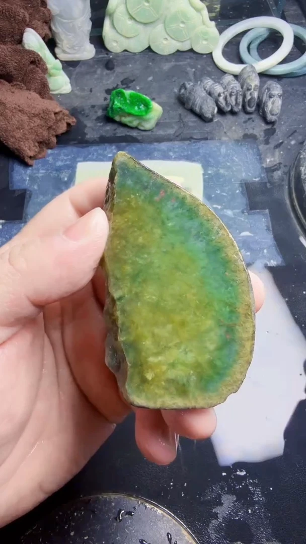 未镶嵌挂件翡翠默*天然翡翠071