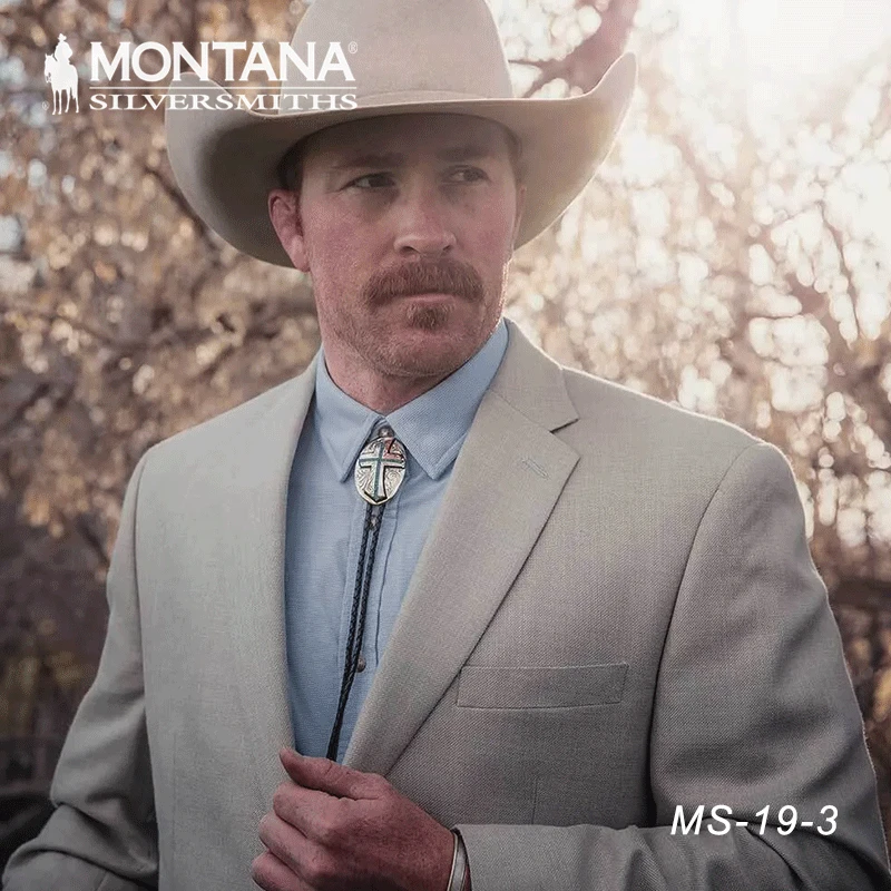 美国进口MONTANA西部风牛仔领结 BOLO TIES 多款西部领带领结