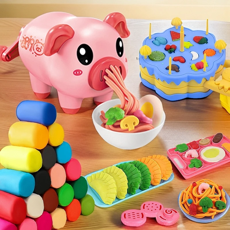 橡皮泥彩泥儿童无毒3到610岁无味diy手工幼儿园超轻粘土益智玩具