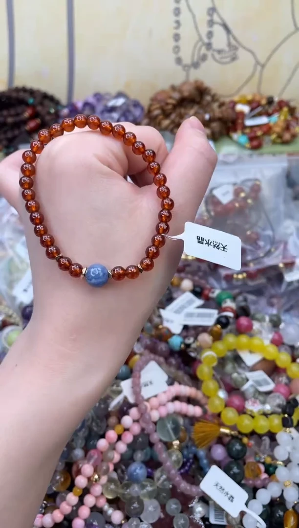 未镶嵌手链石榴石179