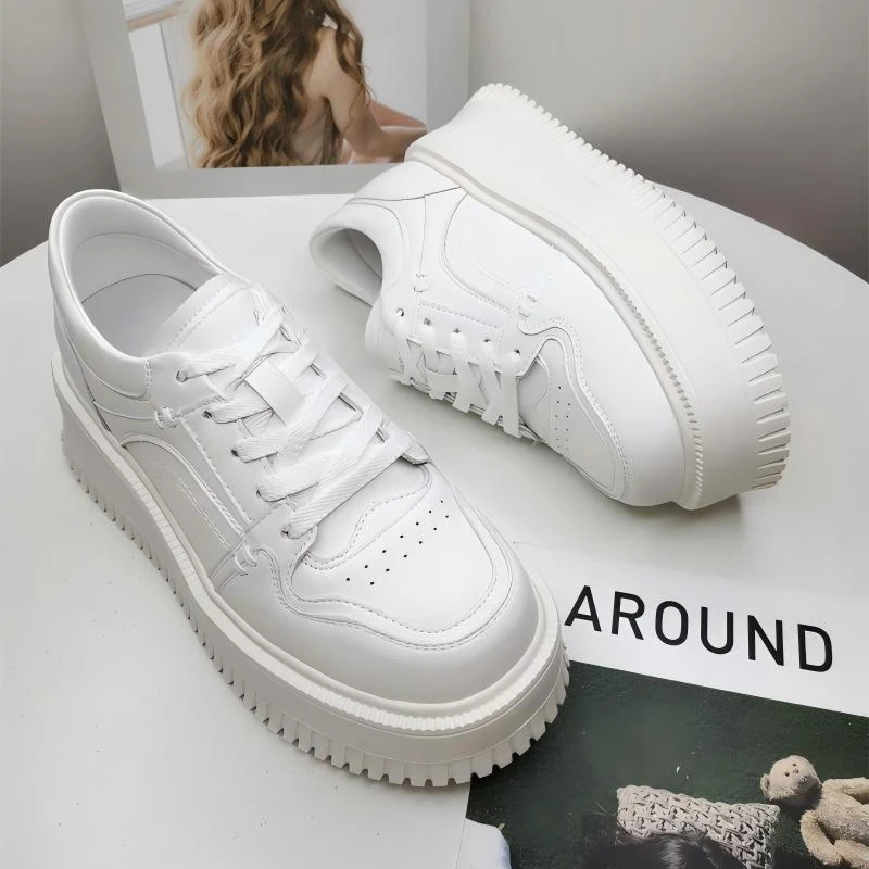A32-739172板鞋圆头秋季休闲皮鞋休闲板鞋运动女鞋夏季ins